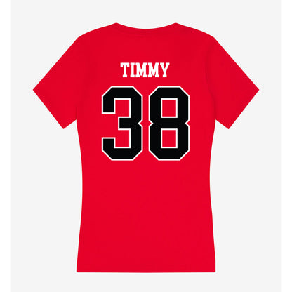 Rutgers - NCAA Football : Timmy Ward Timmy - Women's V-Neck T-Shirt-1
