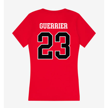 Rutgers - NCAA Football : Edd Guerrier - Women's V-Neck T-Shirt-1
