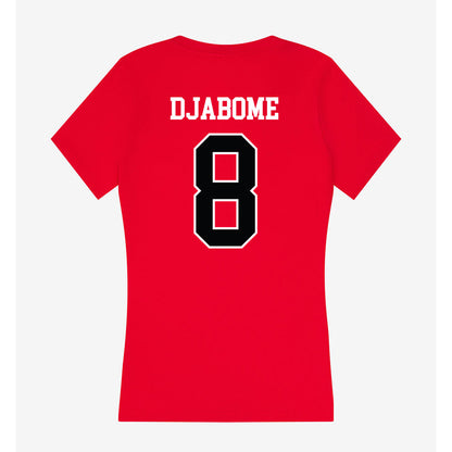 Rutgers - NCAA Football : Dariel Djabome - Women's V-Neck T-Shirt-1