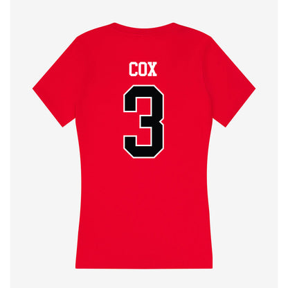Rutgers - NCAA Women's Soccer : Abigail Cox - Women's V-Neck T-Shirt-1