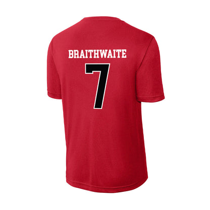 Rutgers - NCAA Football : Dylan Braithwaite - Activewear T-Shirt-1