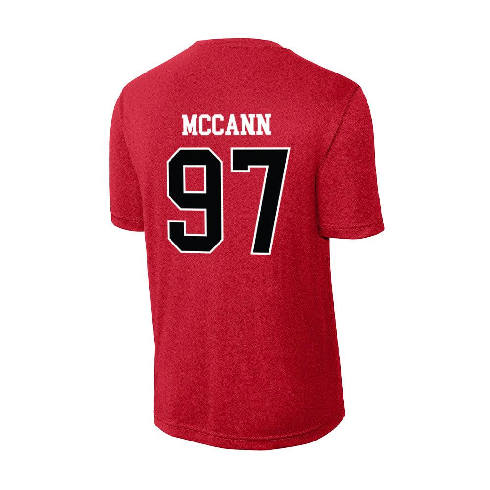 Rutgers - NCAA Football : Riley McCann - Activewear T-Shirt-1