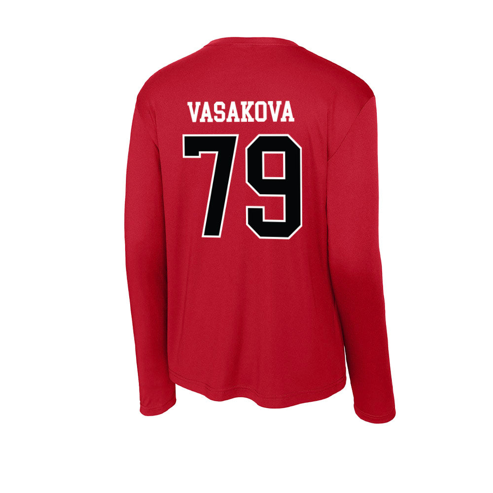 Rutgers - NCAA Women's Soccer : Adela Vasakova - Activewear Long Sleeve T-Shirt-1