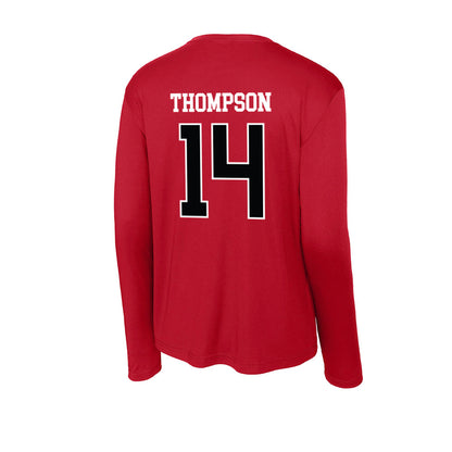 Rutgers - NCAA Football : Jordan Thompson - Activewear Long Sleeve T-Shirt-1