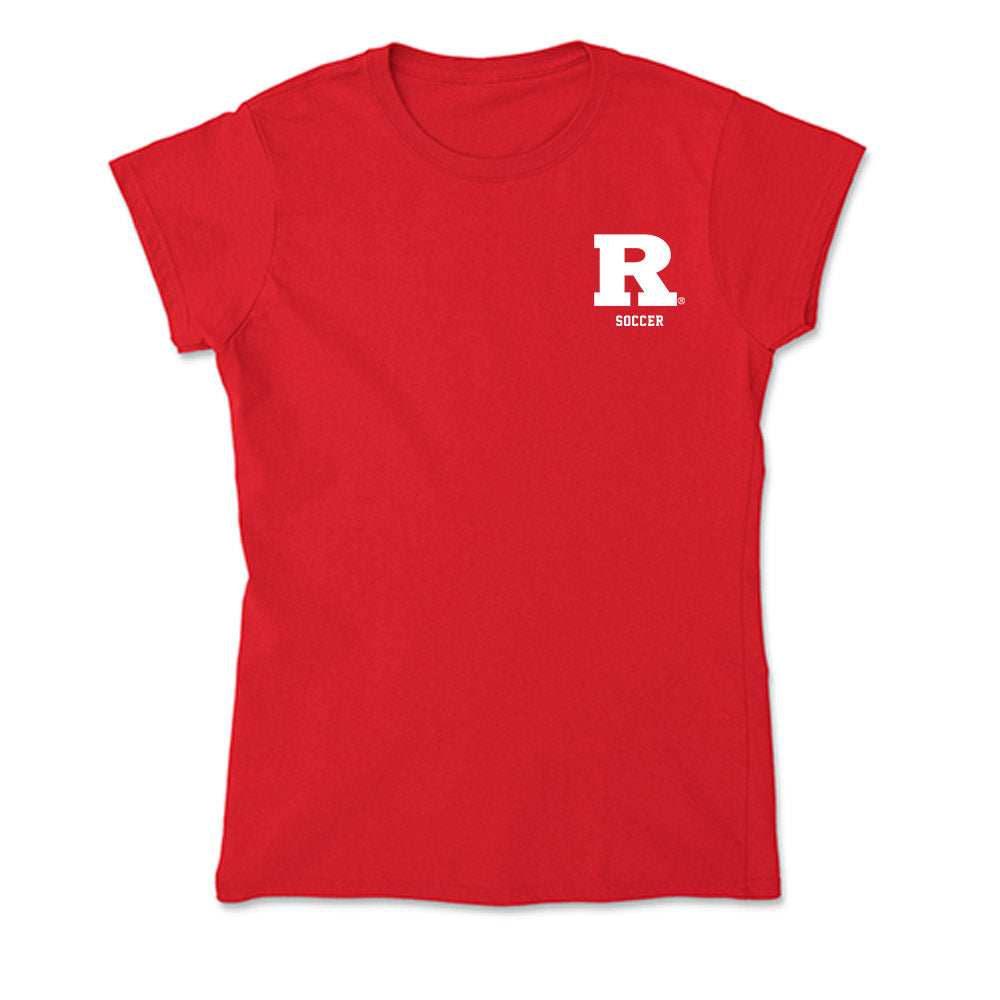 Rutgers - NCAA Women's Soccer : Adela Vasakova - Soft Style Women’s T-Shirt-0
