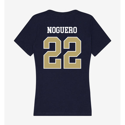 Georgia Tech - NCAA Women's Basketball : Inés Noguero - Women's V-Neck T-Shirt-1