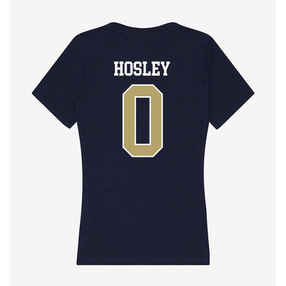 Georgia Tech - NCAA Football : Malachi hosley - Women's V-Neck T-Shirt-1
