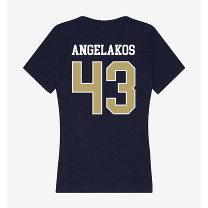 Georgia Tech - NCAA Baseball : Dimitri Angelakos - Women's V-Neck T-Shirt-1