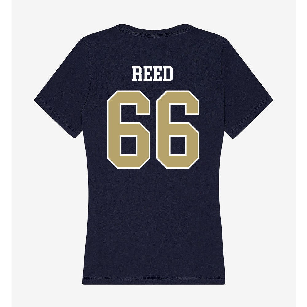Georgia Tech - NCAA Football : William Reed - Women's V-Neck T-Shirt-1