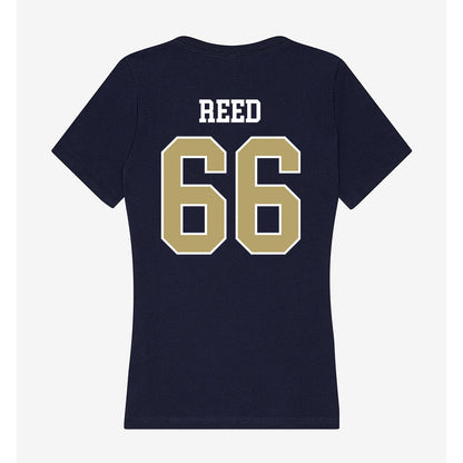 Georgia Tech - NCAA Football : William Reed - Women's V-Neck T-Shirt-1