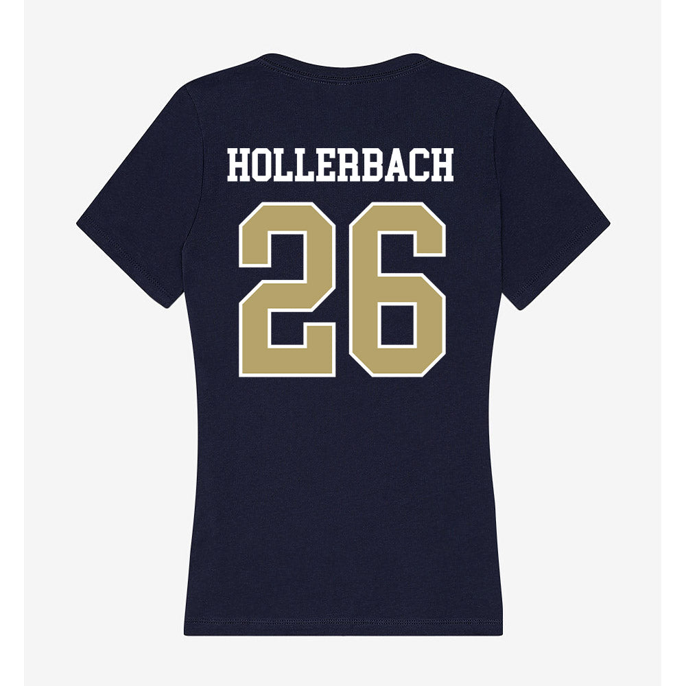 Georgia Tech - NCAA Football : Ben Hollerbach - Women's V-Neck T-Shirt-1