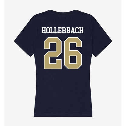 Georgia Tech - NCAA Football : Ben Hollerbach - Women's V-Neck T-Shirt-1