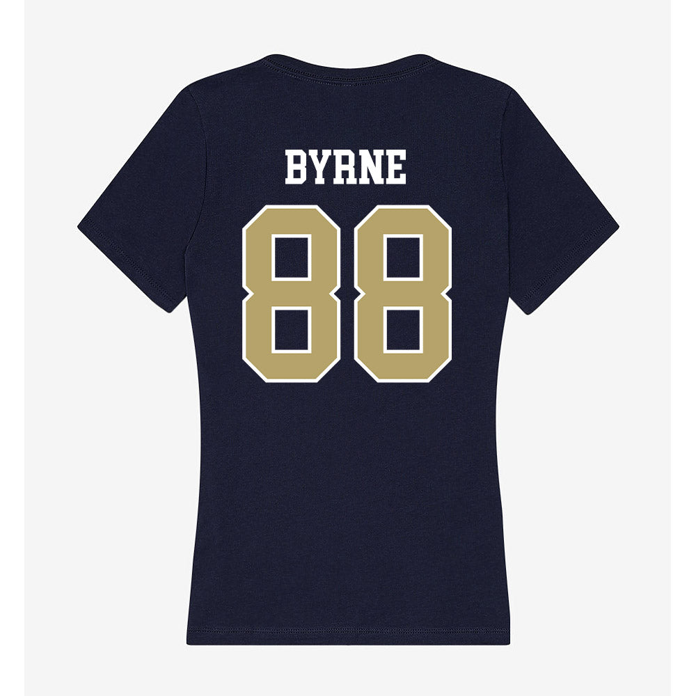 Georgia Tech - NCAA Football : J.T. Byrne - Women's V-Neck T-Shirt-1