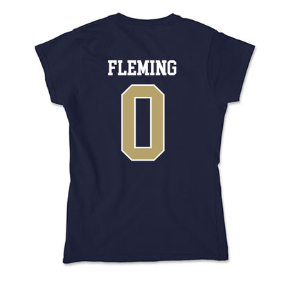 Georgia Tech - NCAA Men's Basketball : Akai Fleming - Soft Style Women’s T-Shirt-1
