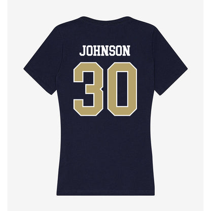 Georgia Tech - NCAA Softball : Madalyn Johnson - Women's V-Neck T-Shirt-1