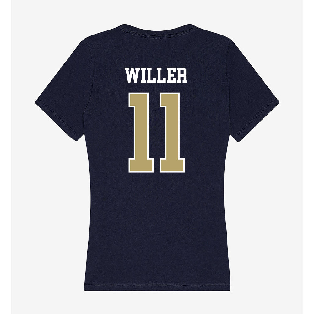 Georgia Tech - NCAA Softball : Alyssa Willer - Women's V-Neck T-Shirt-1