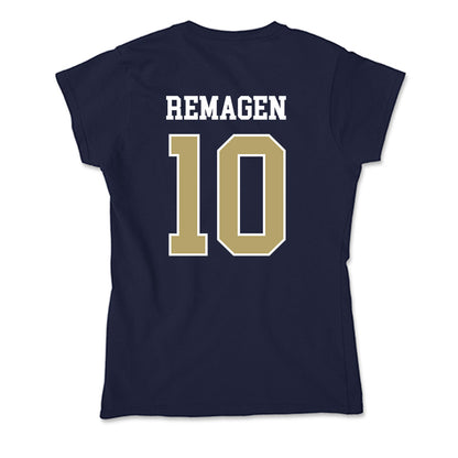 Georgia Tech - NCAA Men's Basketball : Davi Remagen - Soft Style Women’s T-Shirt-1