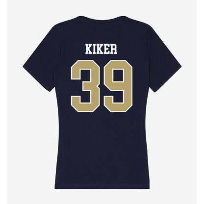 Georgia Tech - NCAA Football : Will Kiker - Women's V-Neck T-Shirt-1