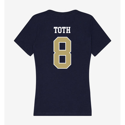 Georgia Tech - NCAA Women's Volleyball : Sara Toth - Women's V-Neck T-Shirt-1