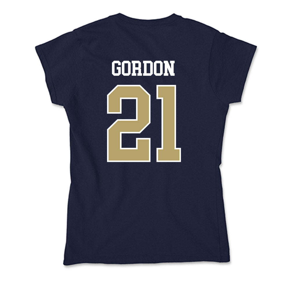 Georgia Tech - NCAA Football : Daylon Gordon - Soft Style Women’s T-Shirt-1