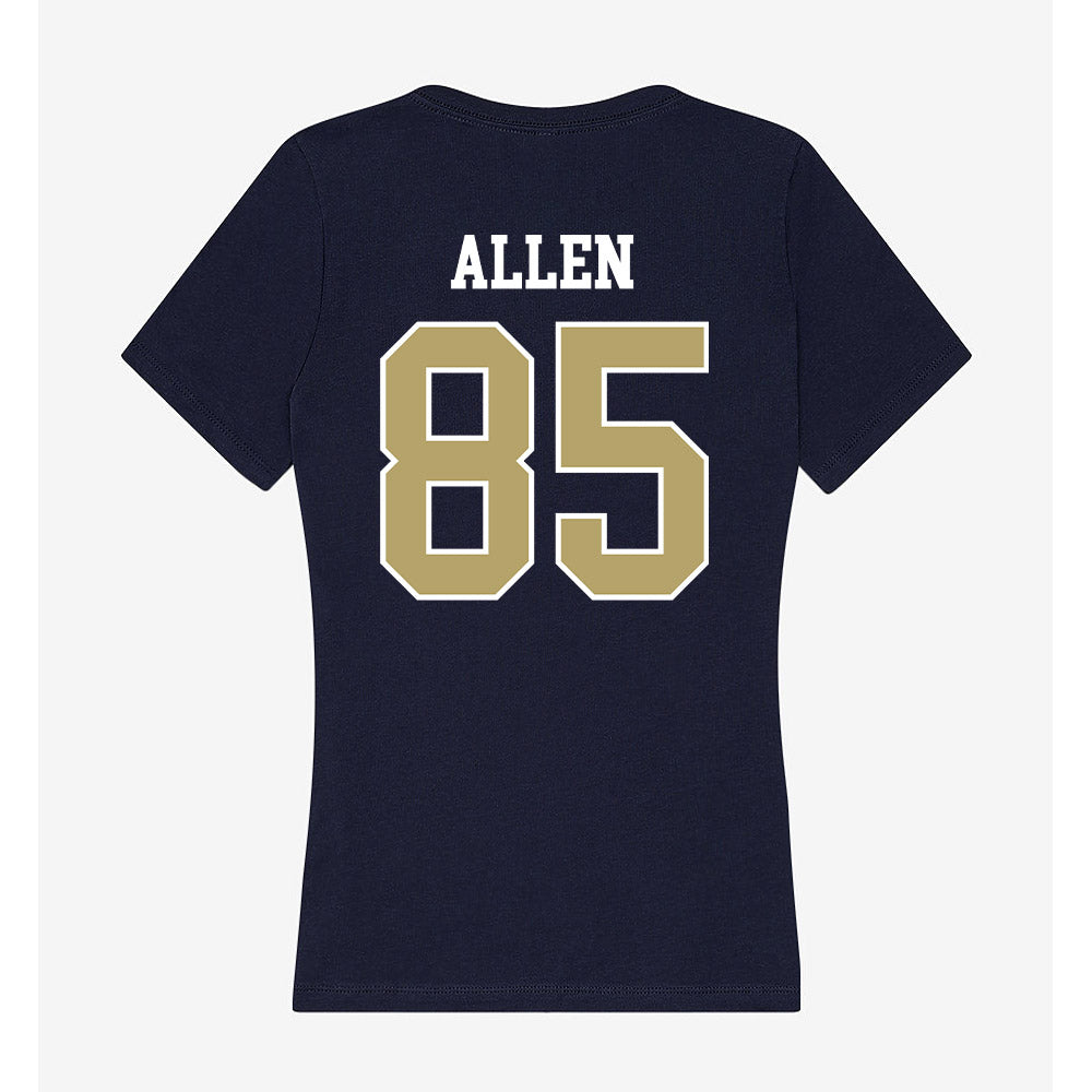 Georgia Tech - NCAA Football : Jordan Allen - Women's V-Neck T-Shirt-1