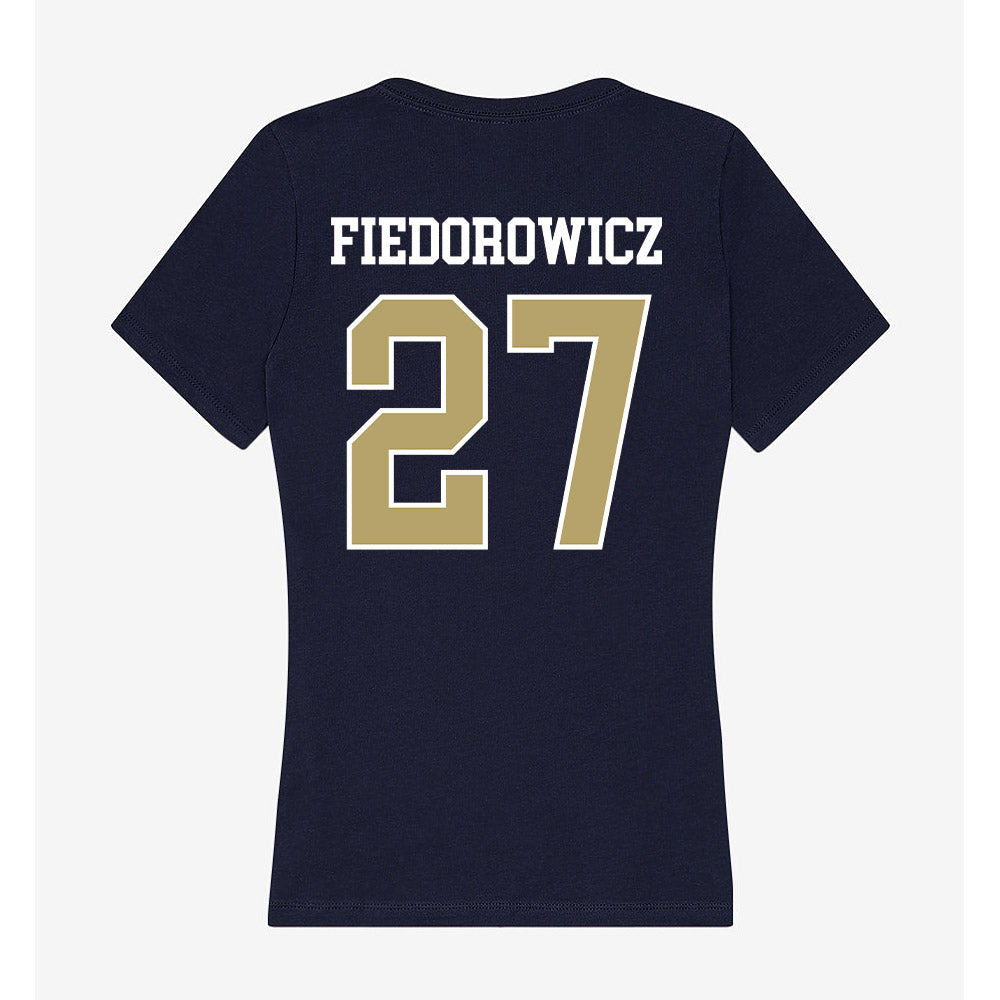 Georgia Tech - NCAA Women's Volleyball : Anna Fiedorowicz - Women's V-Neck T-Shirt-1