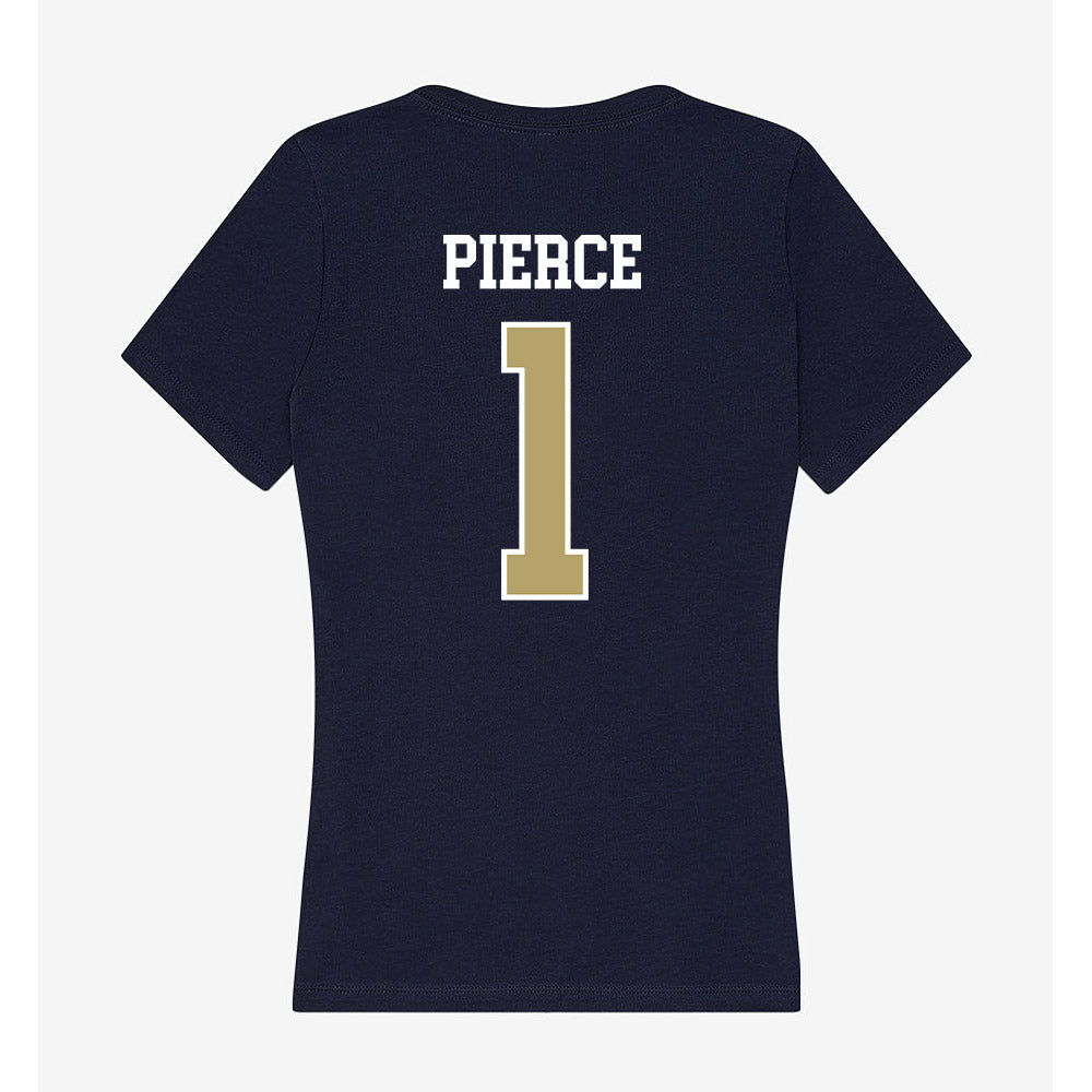 Georgia Tech - NCAA Women's Volleyball : Deandra Pierce - Women's V-Neck T-Shirt-1