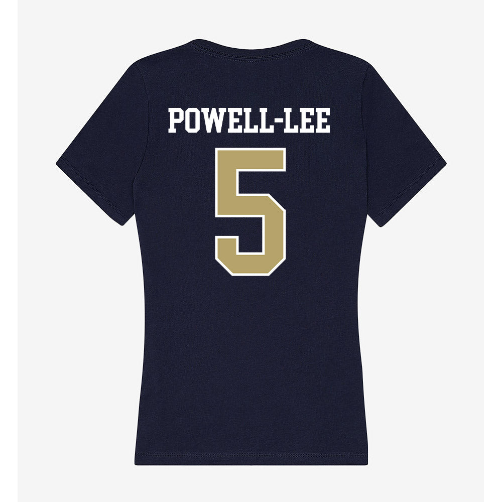 Georgia Tech - NCAA Football : Clayton Powell-Lee - Women's V-Neck T-Shirt-1