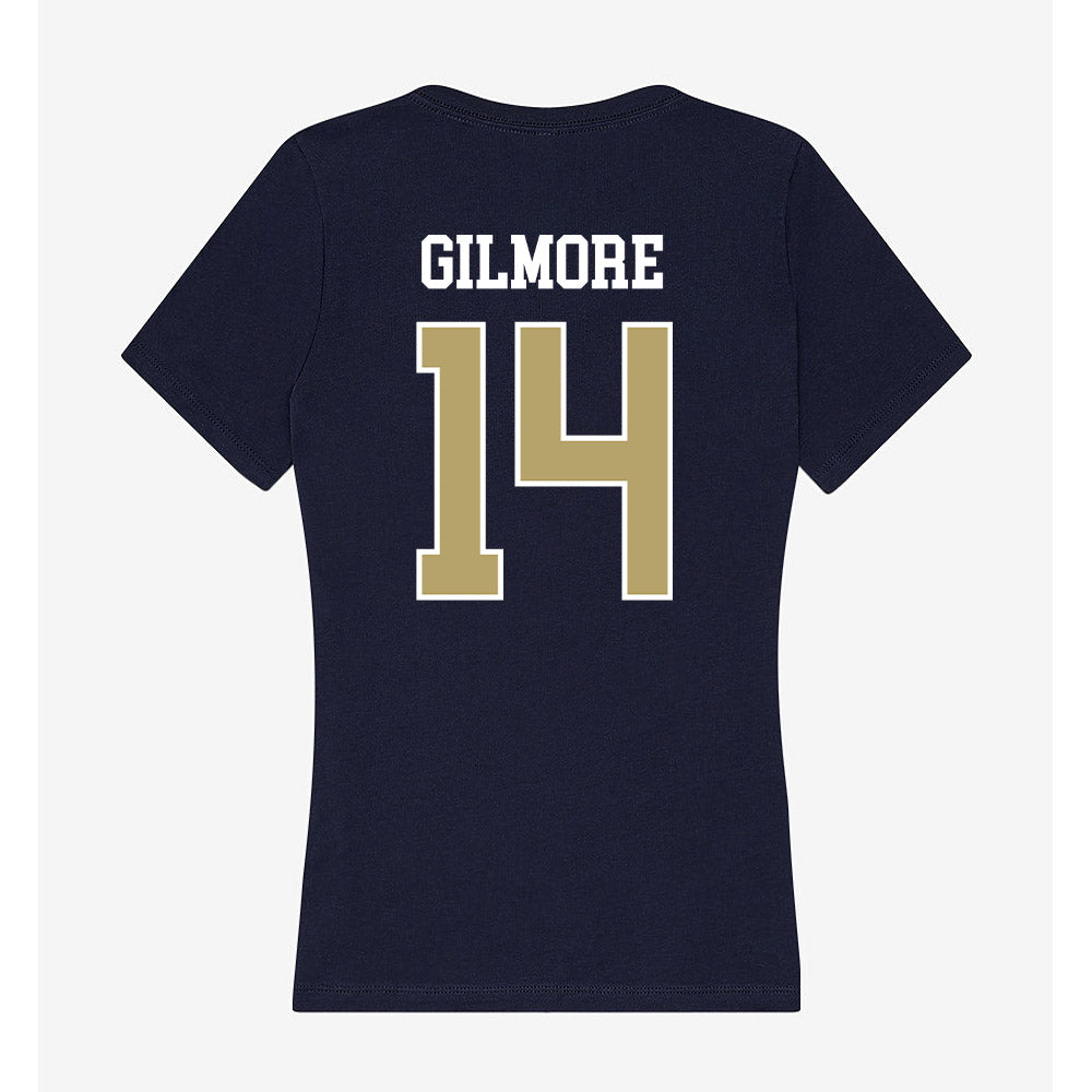 Georgia Tech - NCAA Football : Jyron Gilmore - Women's V-Neck T-Shirt-1