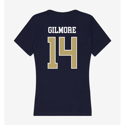 Georgia Tech - NCAA Football : Jyron Gilmore - Women's V-Neck T-Shirt-1