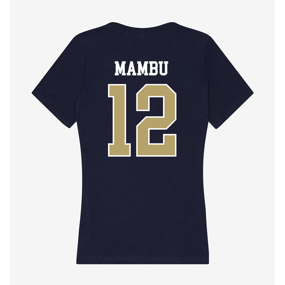 Georgia Tech - NCAA Women's Volleyball : Lameen Mambu - Women's V-Neck T-Shirt-1