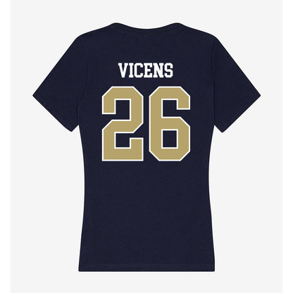 Georgia Tech - NCAA Baseball : Jamie Vicens - Women's V-Neck T-Shirt-1