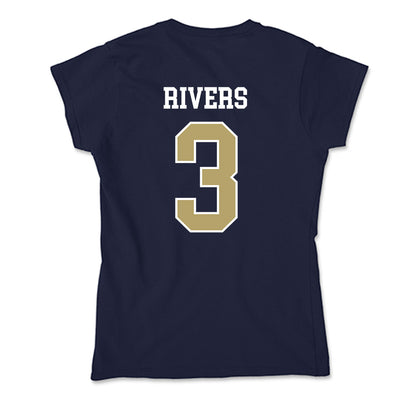 Georgia Tech - NCAA Football : Eric Rivers - Soft Style Women’s T-Shirt-1