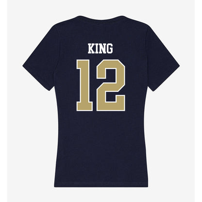 Georgia Tech - NCAA Softball : Gracie King - Women's V-Neck T-Shirt-1