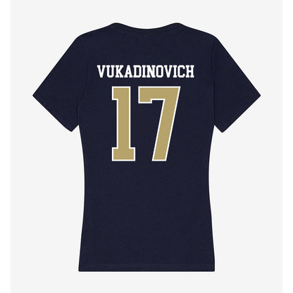Georgia Tech - NCAA Softball : Paige Vukadinovich - Women's V-Neck T-Shirt-1