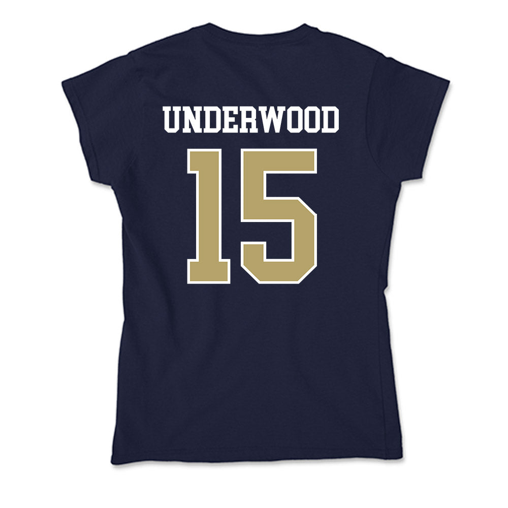 Georgia Tech - NCAA Baseball : Cooper Underwood - Soft Style Women’s T-Shirt-1