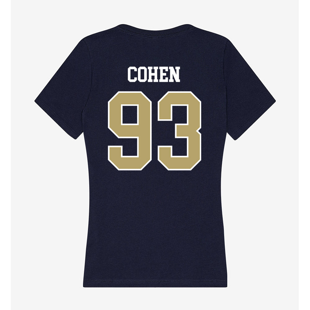 Georgia Tech - NCAA Football : Drew Cohen - Women's V-Neck T-Shirt-1