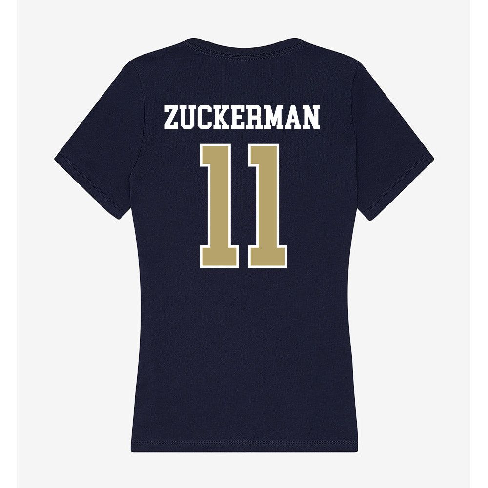 Georgia Tech - NCAA Baseball : Ryan Zuckerman - Women's V-Neck T-Shirt-1