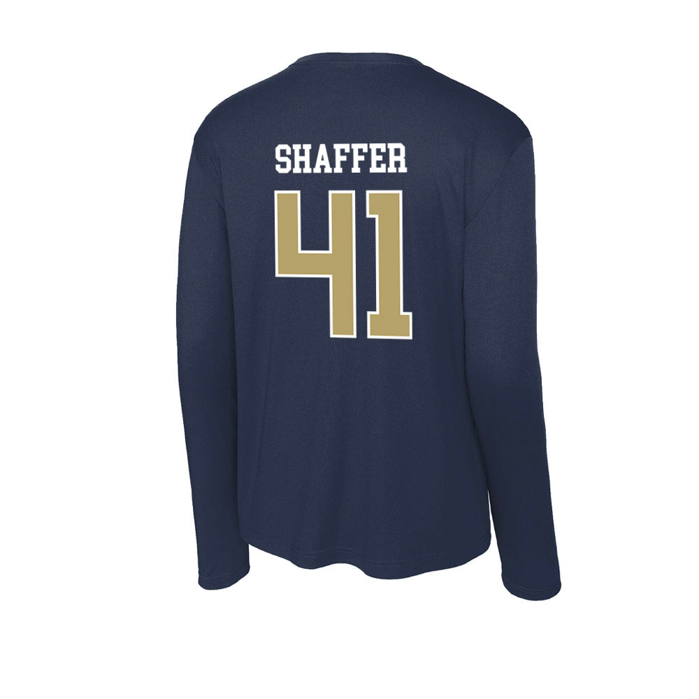 Georgia Tech - NCAA Football : Landon Shaffer - Activewear Long Sleeve T-Shirt-1