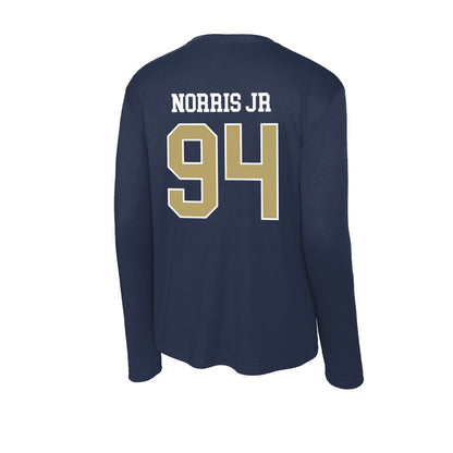 Georgia Tech - NCAA Football : Derry Norris Jr - Activewear Long Sleeve T-Shirt-1