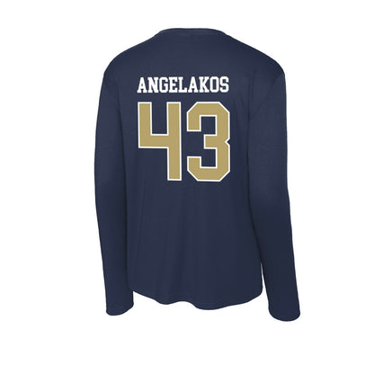 Georgia Tech - NCAA Baseball : Dimitri Angelakos - Activewear Long Sleeve T-Shirt-1