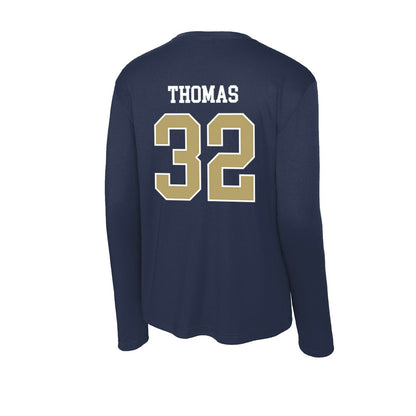 Georgia Tech - NCAA Women's Basketball : D'Asia Thomas - Activewear Long Sleeve T-Shirt-1