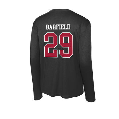 Oklahoma - NCAA Baseball : Jaden Barfield - Activewear Long Sleeve T-Shirt-1