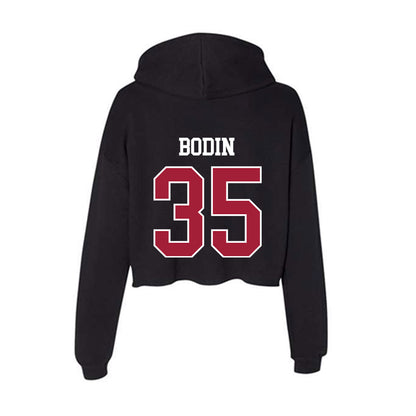 Oklahoma - NCAA Baseball : Jason Bodin - Women's Crop Fleece Hoodie-1