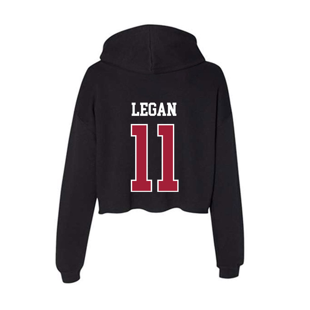 Oklahoma - NCAA Women's Soccer : Drue Legan - Women's Crop Fleece Hoodie-1