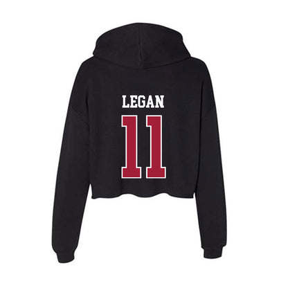 Oklahoma - NCAA Women's Soccer : Drue Legan - Women's Crop Fleece Hoodie-1