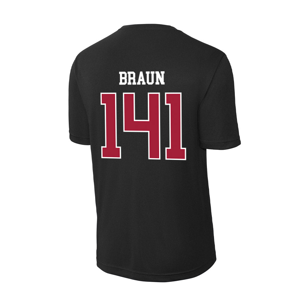 Oklahoma - NCAA Wrestling : Alex Braun - Activewear T-Shirt-1