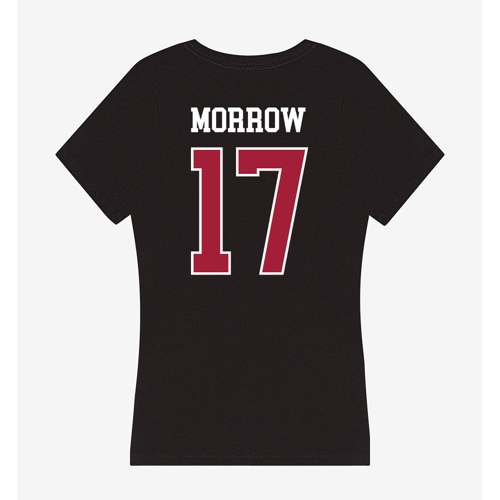 Oklahoma - NCAA Women's Soccer : Logan Morrow - Women's V-Neck T-Shirt-1