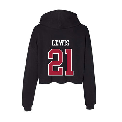 Oklahoma - NCAA Women's Soccer : Ella Lewis - Women's Crop Fleece Hoodie-1