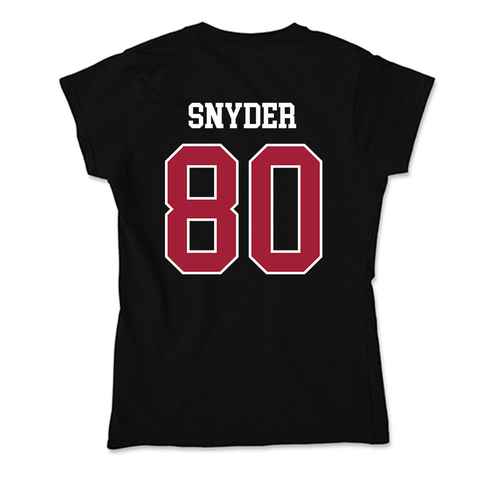 Oklahoma - NCAA Football : Jakeb Snyder - Soft Style Women’s T-Shirt-1